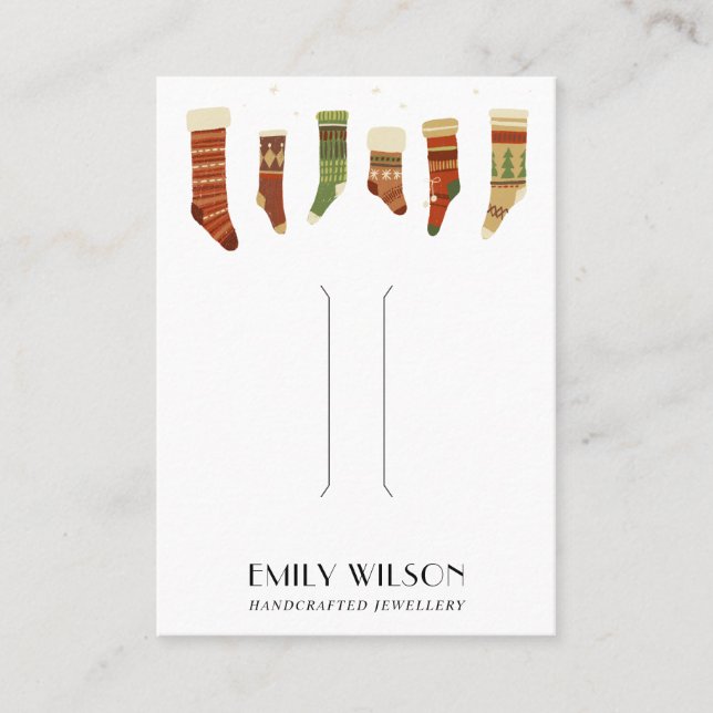 CARTÃO DE VISITA PLACA DE EXIBIÇÃO DO CLIP DO CABELO DAS UNIDADES D (Frente)