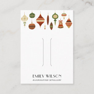 CARTÃO DE VISITA PLACA DE EXIBIÇÃO DO CLIP DO CABELO DO ENFEITES 