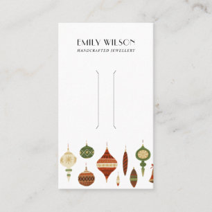 CARTÃO DE VISITA PLACA DE EXIBIÇÃO DO CLIP DO CABELO DO ENFEITES DE