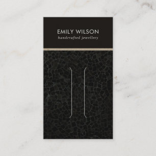 CARTÃO DE VISITA PLACA DE EXIBIÇÃO DO CLIPE DO CABELO DA TEXTURA MO