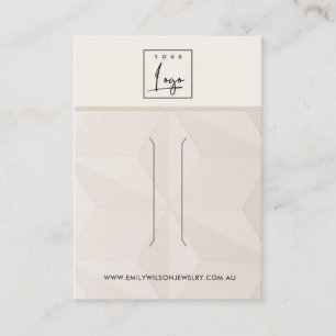 CARTÃO DE VISITA PLACA DE EXIBIÇÃO DO CLIPE DO CABELO DE TEXTURA DE