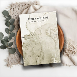 CARTÃO DE VISITA PLACA DE EXIBIÇÃO DO NECKLACE DA AGATE DA CINZA DO