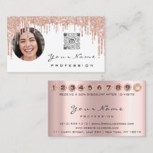 Placa de fidelidade 10 Ouro Rosa de Coroa do QR