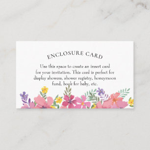 Cartão De Visita Placa de gabinete do Chá de Flor Tropical Aloha