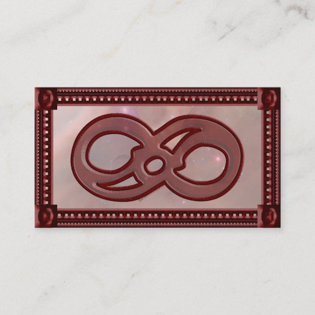 Cartão De Visita Placa de Introdução às Estrelas Infinitas (Frente)