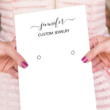 Placa de joalharia Logotipo Mídia social Preta Bra