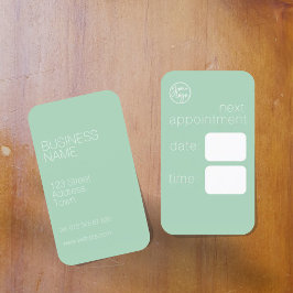 CARTÃO DE VISITA PLACA DE NOMEAÇÃO PRÓXIMA DO LOGOTIPO DE NEGÓCIOS 