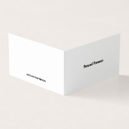 Cartão De Visita Placa de Preferência Pessoal Pronoun