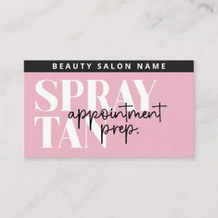 Cartão De Visita Placa de Preparação de Tensão de Spray Moderna 