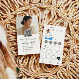 Cartão De Visita Placa de Reativação de Lealdade de Código QR do Te