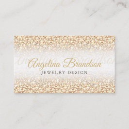 Cartão De Visita Placa de Shimmering do Designer Glitter Glitter Do