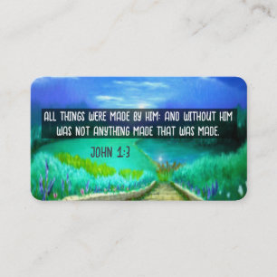 Cartão De Visita Placa de Trato do Evangelho