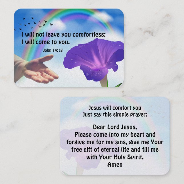 Cartão De Visita Placa de Trato do Evangelho (Frente/Verso)