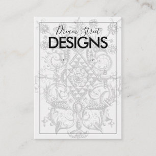 Cartão De Visita Placa de vídeo com Design de Ornamentado de de Vi