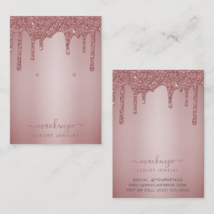 Cartão De Visita Placa de vídeo de joalharia das unidades Glitter D