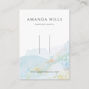 Cartão De Visita Placa de vídeo do clipe de cabelo ・ Natureza da Aq