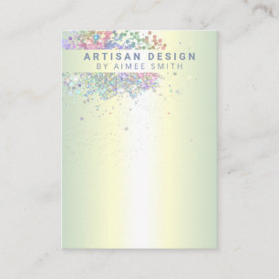 Cartão De Visita Placa de vídeo do suporte de brilho holográfico