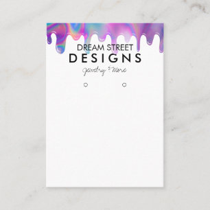 Cartão De Visita Placa de vídeo holográfica mínima para leitura 