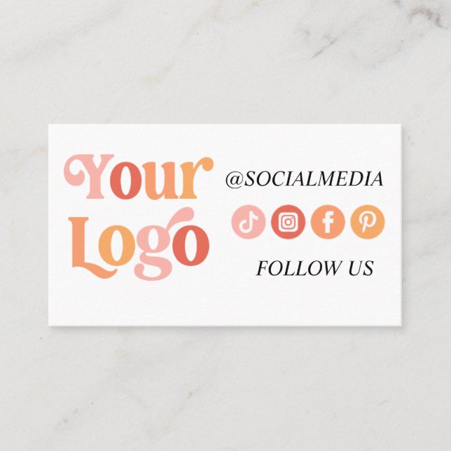 Cartão De Visita Placa de vídeo personalizada moderna (Frente)