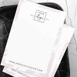 Cartão De Visita Placa de visualização do brinco de cinza clara