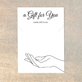 Cartão De Visita Placa do suporte do portátil da marca de colar