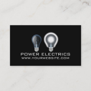 Cartão De Visita Placa Elétrica de Energia Moderna