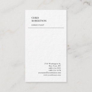 Cartão De Visita Placa Minimalista Exclusiva Premium