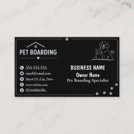 Cartão De Visita Placa Personalizada Minimalista para Hospedagem de