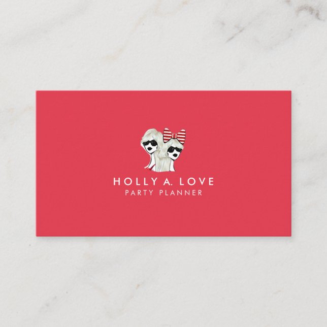 CARTÃO DE VISITA PLACA VERMELHA | NEGRITO, MAS SIMPLES | PERSONALIZ (Frente)