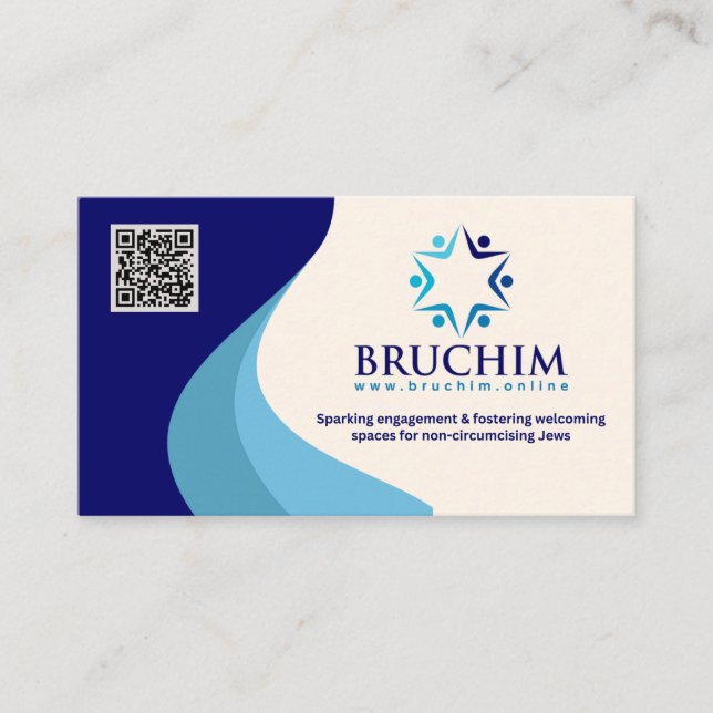 Cartão De Visita Placas Bruchim para eventos e guias (Frente)