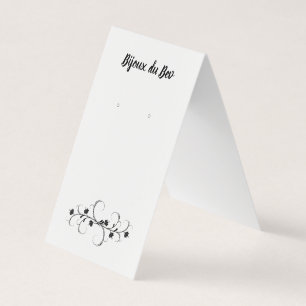 Cartão De Visita Placas de exibição com mancal de inclinação flexív