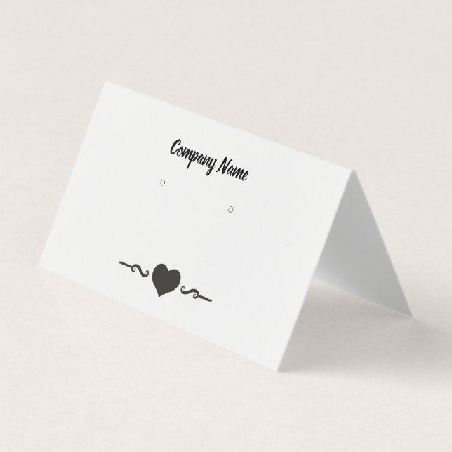 Cartão De Visita Placas de exibição de escuta elegantes (Frente)