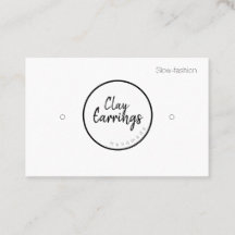 Placas de exibição do titular de argila