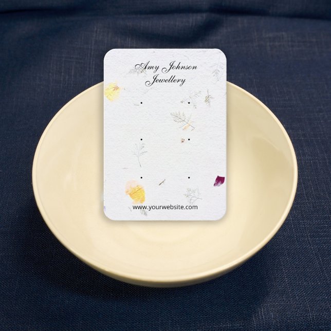 Cartão De Visita Placas de exibição lindas e vernais (Criador carregado)