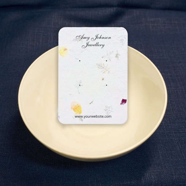 Cartão De Visita Placas de exibição lindas e vernais (Criador carregado)