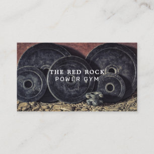 Cartão De Visita Placas de Peso, treinador pessoal, instrutor de gi