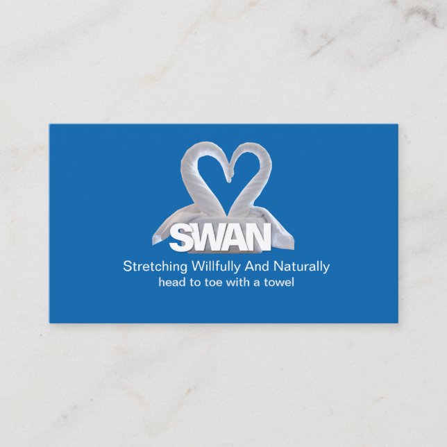 Cartão De Visita Placas de treinamento de flexibilidade (Frente)