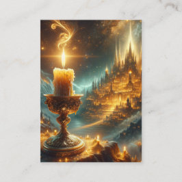 Cartão De Visita Placas KJV Matthew 5:14-16 - Deixe sua luz brilhar