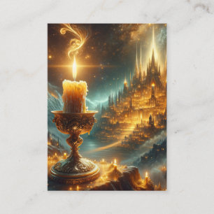 Cartão De Visita Placas KJV Matthew 5:14-16 - Deixe sua luz brilhar