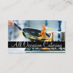 Cartão De Visita Planejador de Casamento Chef de Catering Restauran