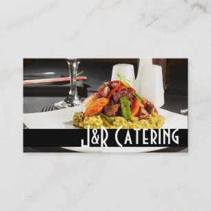 Cartão De Visita Planejador de Casamento Chef de Catering Restauran