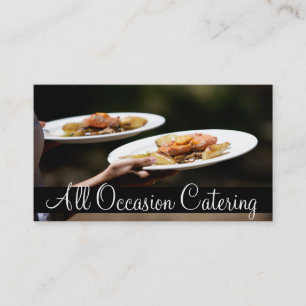 Cartão De Visita Planejador de Casamento Chef de Catering Restauran
