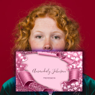 Cartão De Visita Planejador de Evento de Maquiagem de Falha de Quad