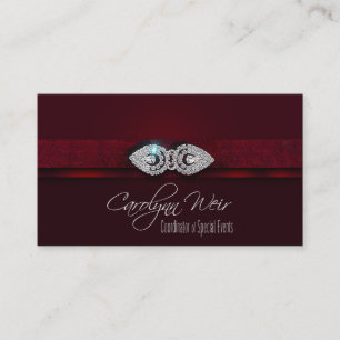 Cartão De Visita - Planejador de evento elegante glamoroso