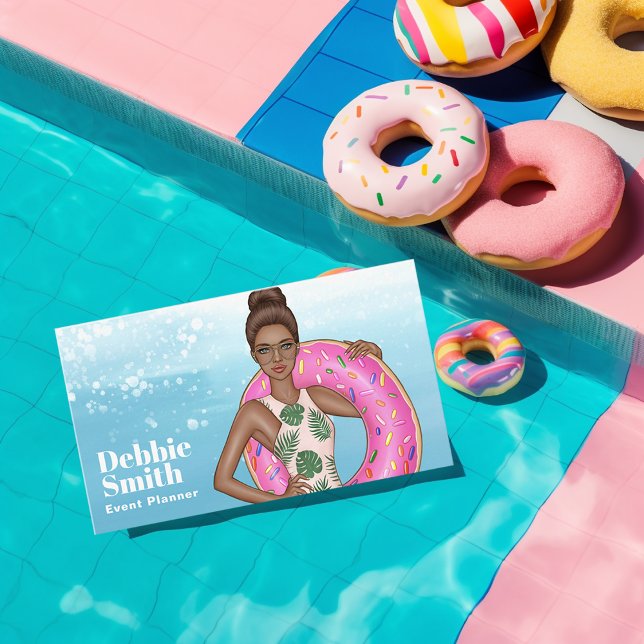 Cartão De Visita Planejador de Eventos (Criador carregado)