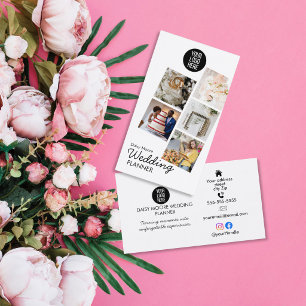 Cartão De Visita Planejador de Eventos de Casamento Portfólio de Fo