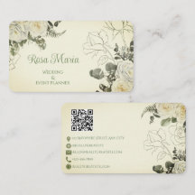Planejador de Eventos Florais em Aquarela Feminina