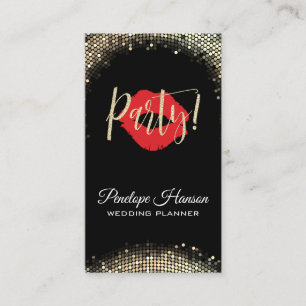 Cartão De Visita Planejador de Eventos na moda