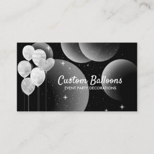 Cartão De Visita Planejador de Festa de Evento Balões Decoração Pre