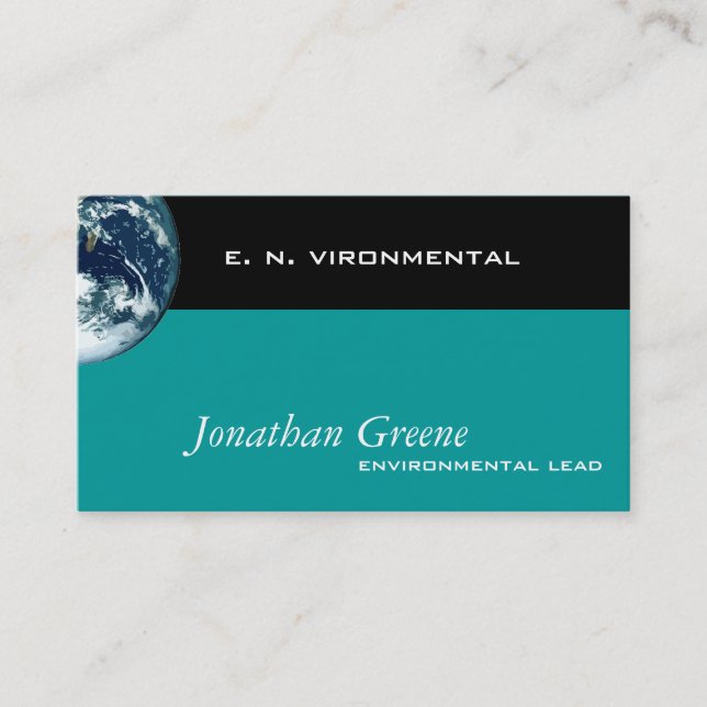 Cartão De Visita Planeta Terra (Frente)
